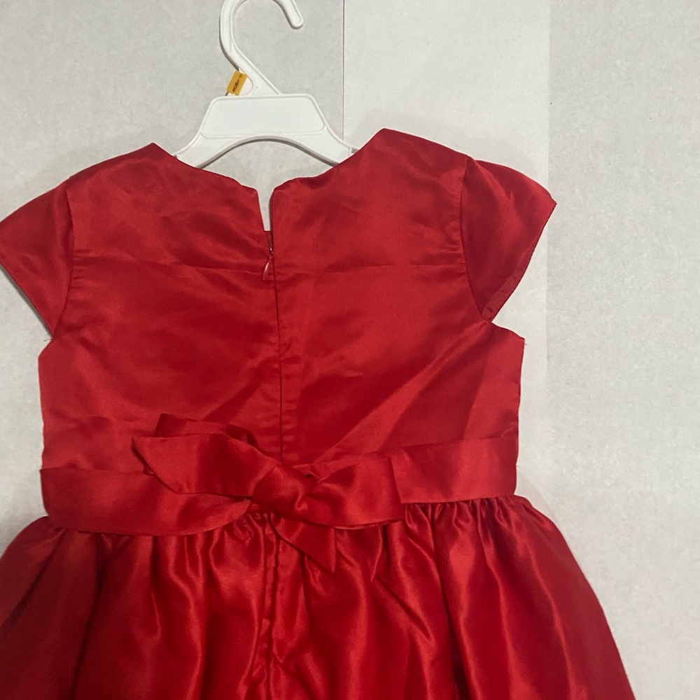 Sweet Heart Rose Size 6 Kids Red Short Sleeve Dress Girls Excellent Condition - Picture 6 of 10